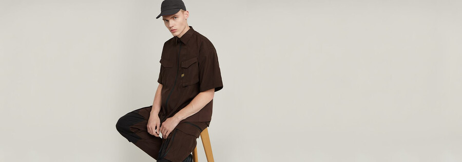 modular relaxed shirt