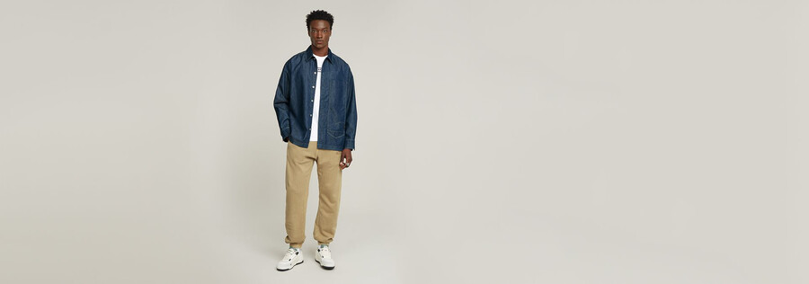 long pocket boxy fit shirt