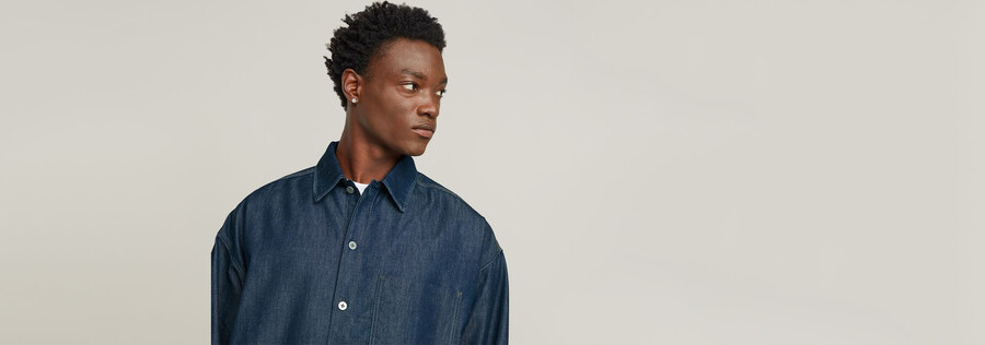 long pocket boxy fit shirt