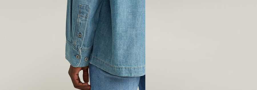 long pocket boxy fit shirt