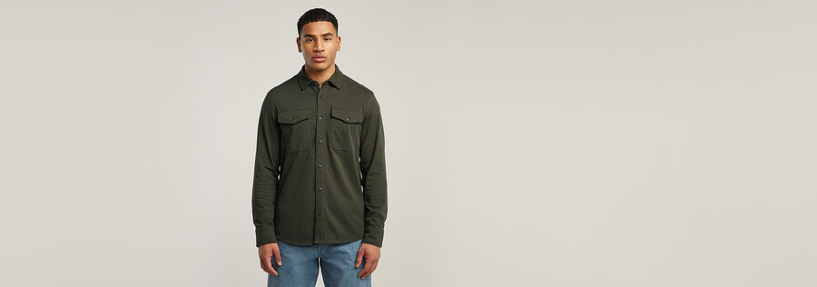 jersey shirt marine pockets