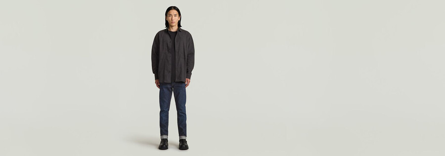 panelled pocket regular shirt