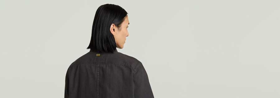 panelled pocket regular shirt