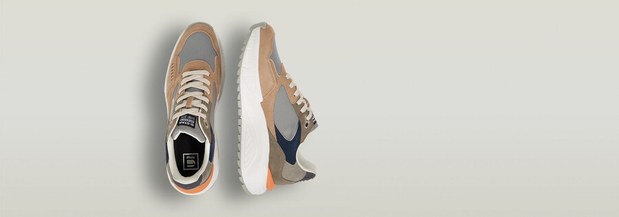 duko contrast sneakers