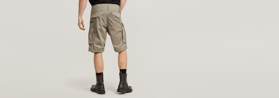 rovic zip relaxed shorts