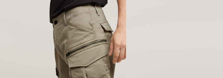 rovic zip relaxed shorts