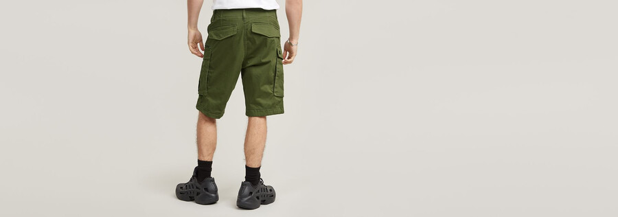 rovic zip relaxed shorts