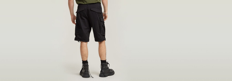 rovic zip relaxed shorts