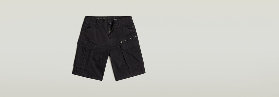 rovic zip relaxed shorts