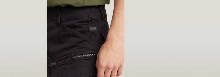 rovic zip relaxed shorts