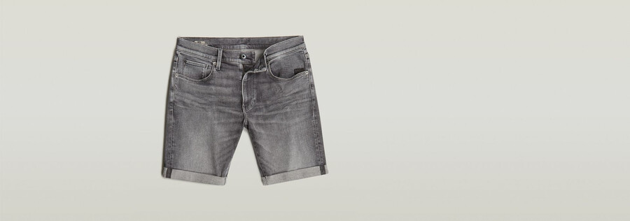 3301 slim denim shorts