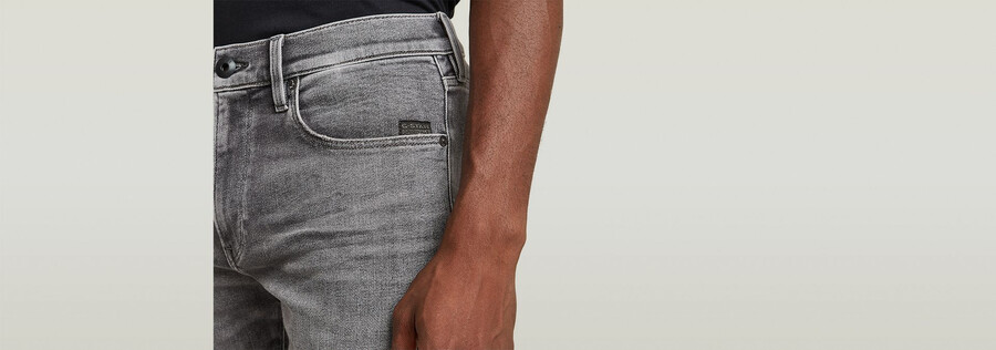 3301 slim denim shorts