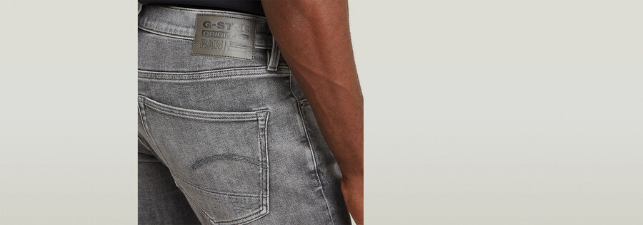 3301 slim denim shorts