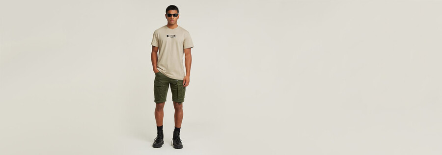 rovic zip regular shorts