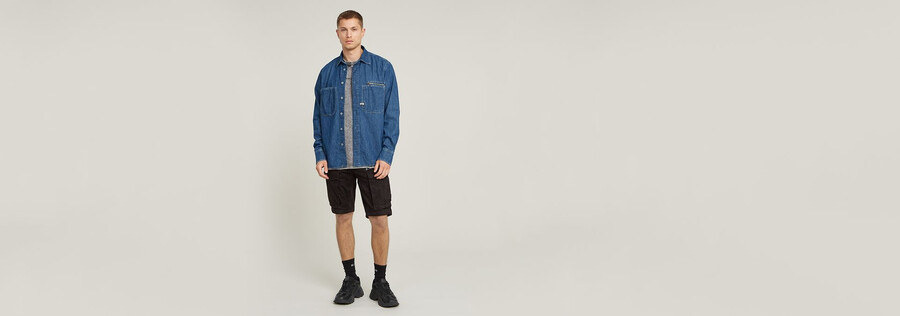 rovic zip regular shorts