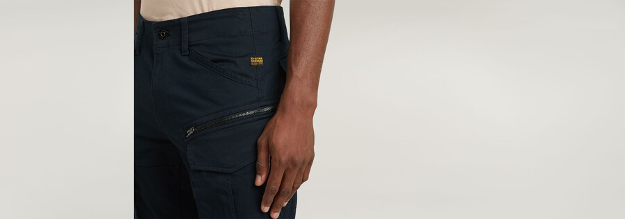 rovic zip regular shorts