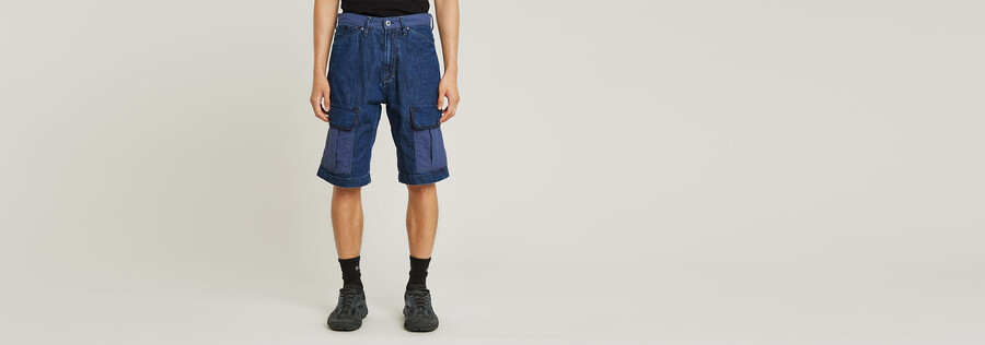 bend 3d cargo shorts fabric mix