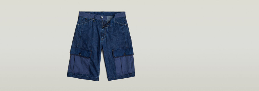 bend 3d cargo shorts fabric mix