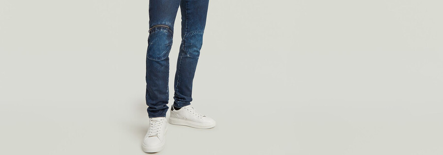 5620 zip knee skinny jeans