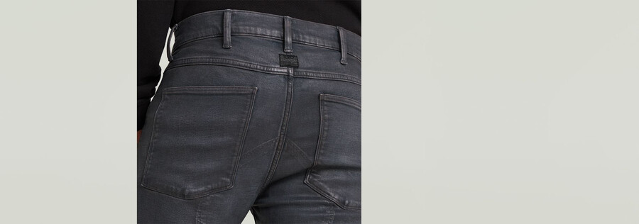 5620 zip knee skinny jeans