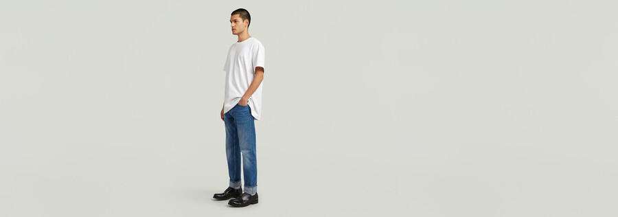 mosa straight selvedge jeans