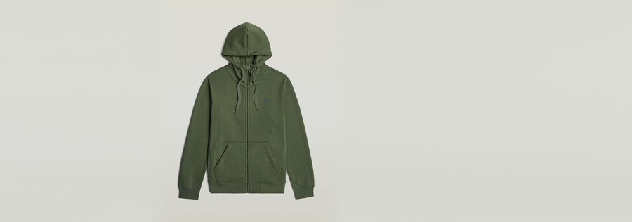 premium core hoodie zip sweater
