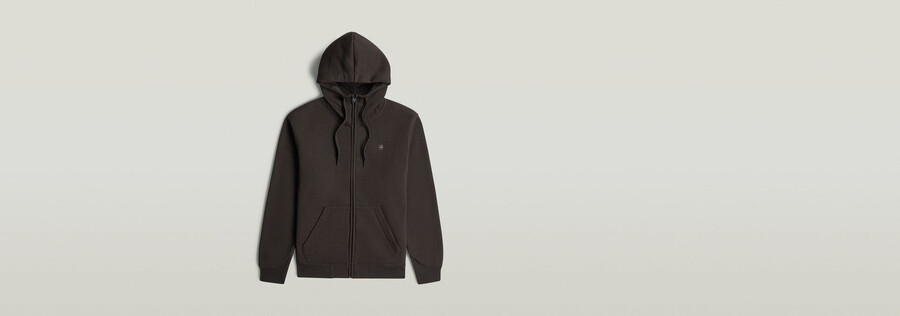 premium core hoodie zip sweater