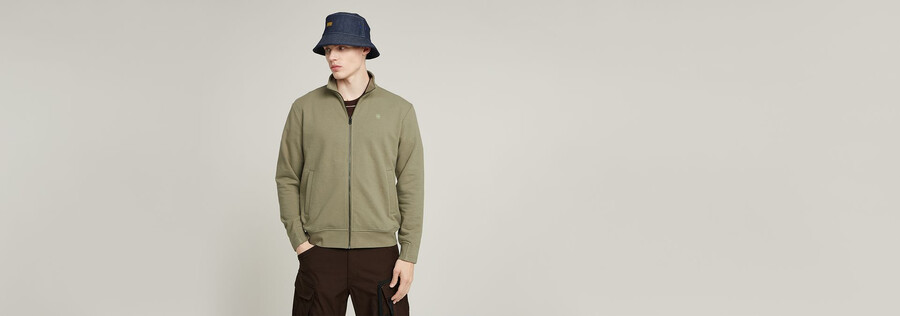 nifous zip thru sweater