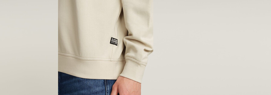 chenille g-script loose sweater