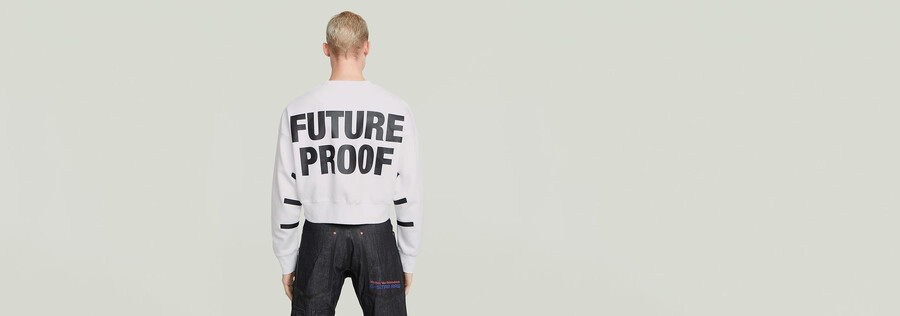 wvb unisex cropped sweatshirt