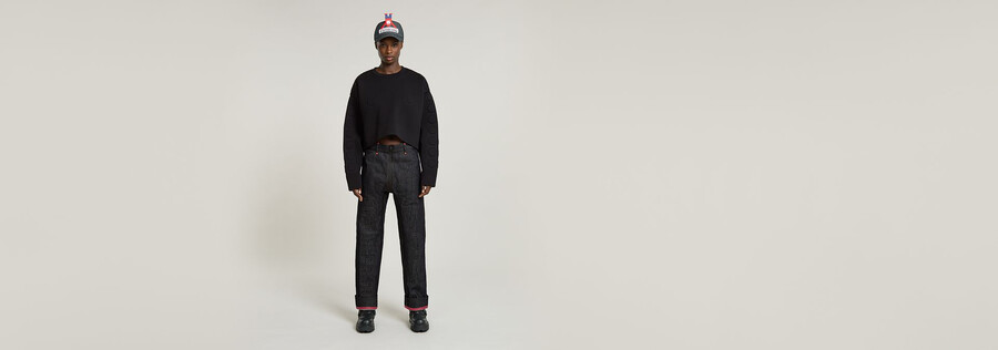 wvb unisex cropped crewneck