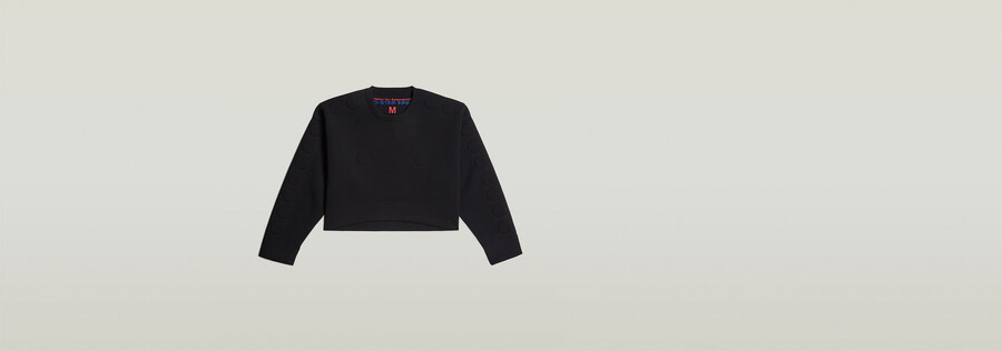 wvb unisex cropped crewneck