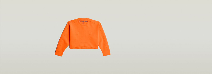 wvb unisex cropped crewneck