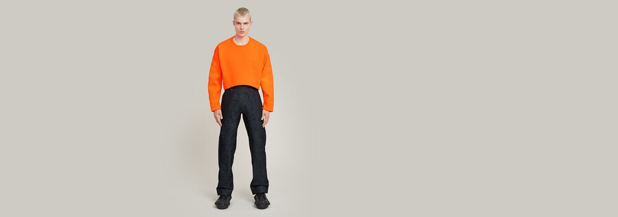 wvb unisex cropped crewneck