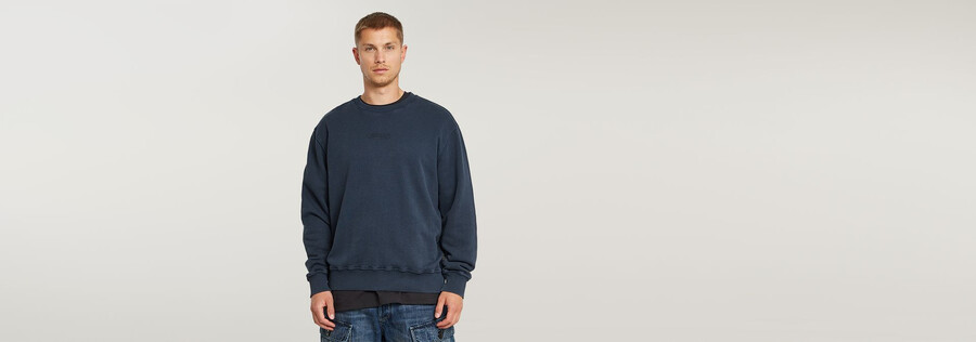 washed relaxed sweater