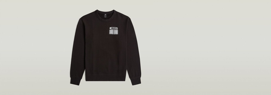 substance back graphic relaxed sweater