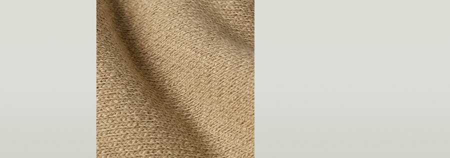 washed half zip relaxed sweater