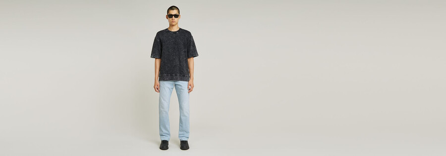 acid wash loose sweater