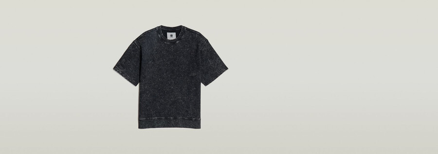 acid wash loose sweater