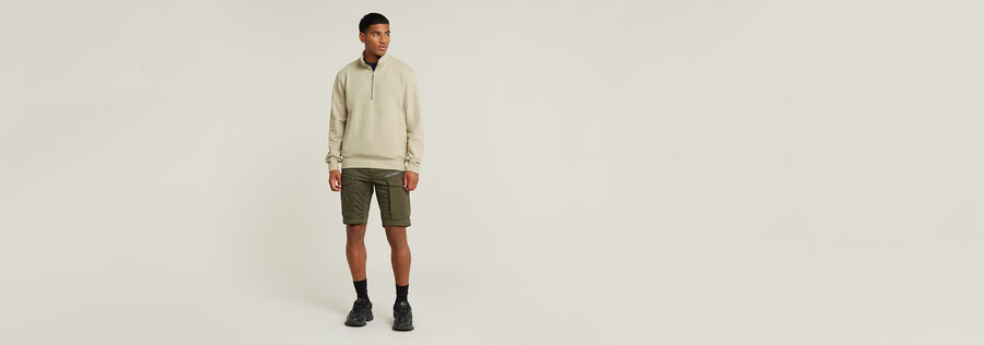 nifous half zip sweater