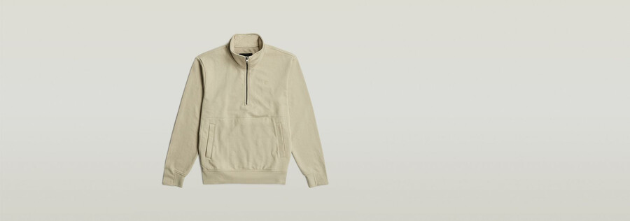 nifous half zip sweater