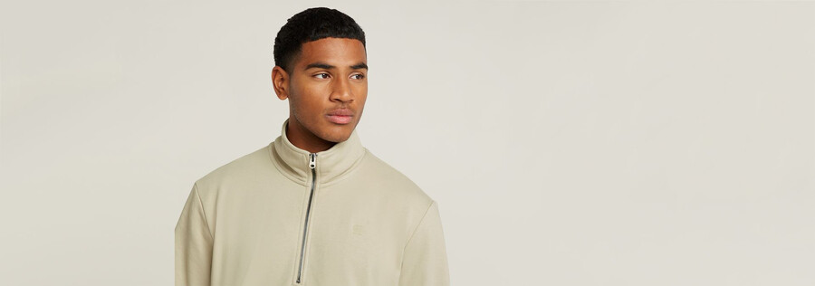 nifous half zip sweater