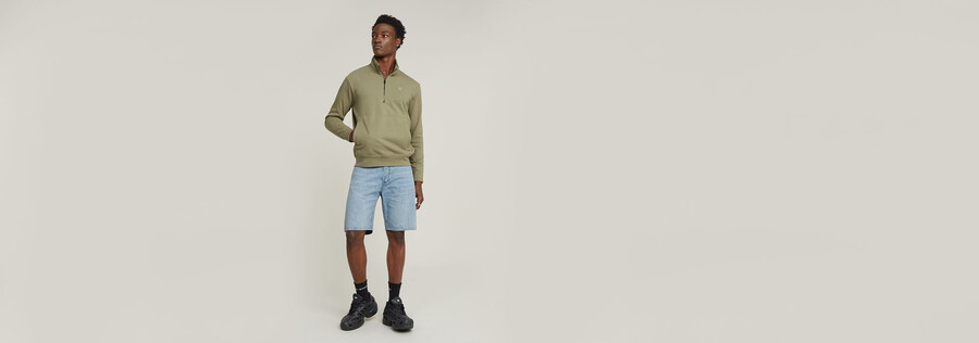 nifous half zip sweater