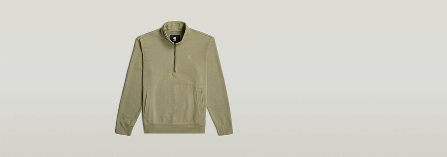 nifous half zip sweater
