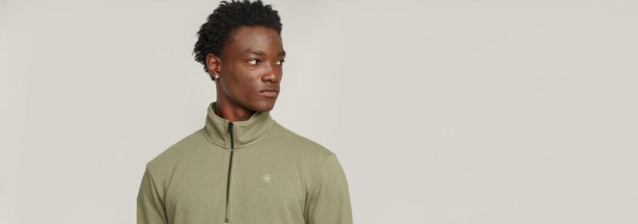 nifous half zip sweater
