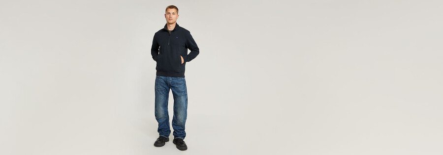 nifous half zip sweater