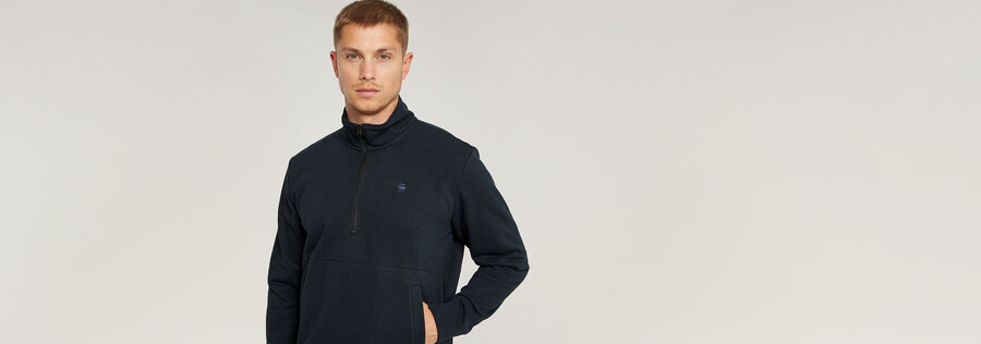 nifous half zip sweater