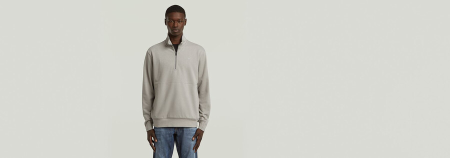 nifous half zip sweater