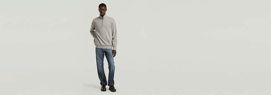 nifous half zip sweater