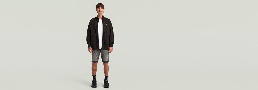 rovic full zip loose sweater